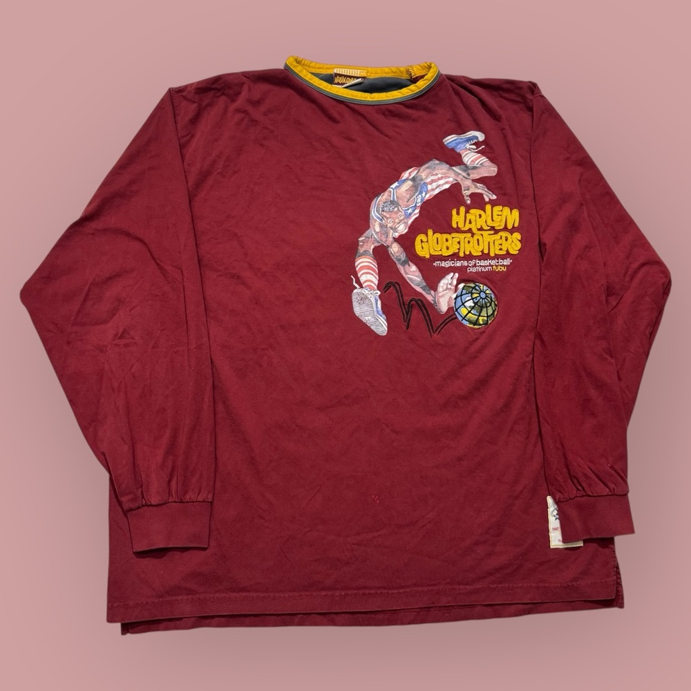 Vintage Y2K Fubu Harlem Globetrotters Basketball Long Sleeve
